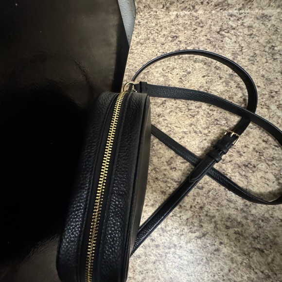 Coach Black Pebbled Leather Shoulder Bag - Picture 16 of 16